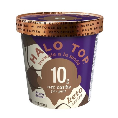 Halo Top Frozen Keto Brownie A La Mode - 16oz
