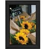 HomeRoots Sunflower Bouquet Black Framed Print Wall Art - 4 of 4