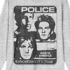 The Police North American Synchronicity Tour Crew Neck Long Sleeve Athletic Heather Adult Tee - 2 of 2