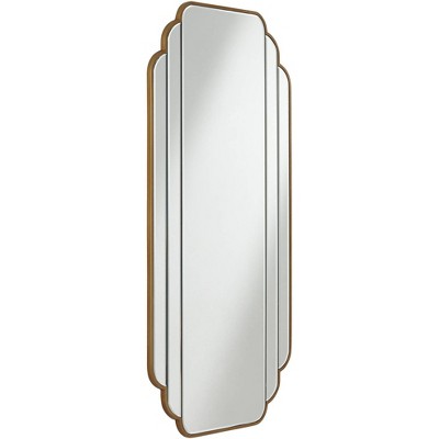Symphony Rectangular Gold Scalloped Edge Wall Mirror