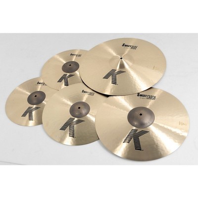 Zildjian K Sweet Cymbal Pack, 15", 17", 19", 21" With Free 19" Crash Level 3  197881168292