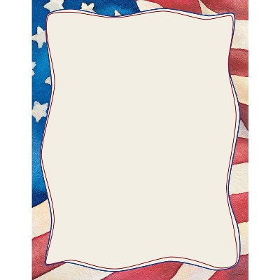 Great Papers Patriotic Letterhead 80/Pack 2014235