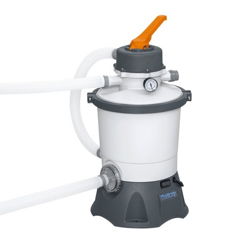 Flowclear Swimming Separately) 800 Pump For Pools, : 300 (sand Bestway 4,800 Gallon Ground Filter Above Gallon Sand 58516e Sold To Target