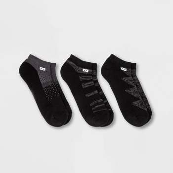 Hanes Premium Mens Peaks Triangle Explorer Ankle Socks 3pk - Gray
