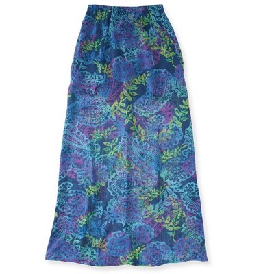 Aeropostale Womens Paisley Print Maxi Skirt