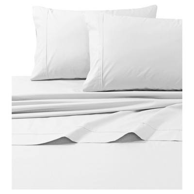 Cotton Percale Solid Sheet Set 300 Thread Count - Tribeca Living® : Target