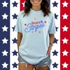 Simply Sage Market Women's Western Stars and Stripes Short Sleeve Garment Dyed Tee - 2 of 4