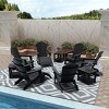WestinTrends Tuscany HIPS¬¨‚Ä†Outdoor¬¨‚Ä†Patio¬¨‚Ä†Folding¬¨‚Ä†Adirondack¬¨‚Ä†Chair (12-Piece Set) - 2 of 4