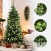 LuxenHome 6Ft Pre-Lit Green Artificial Full Christmas Tree with Metal Stand - 3 of 4