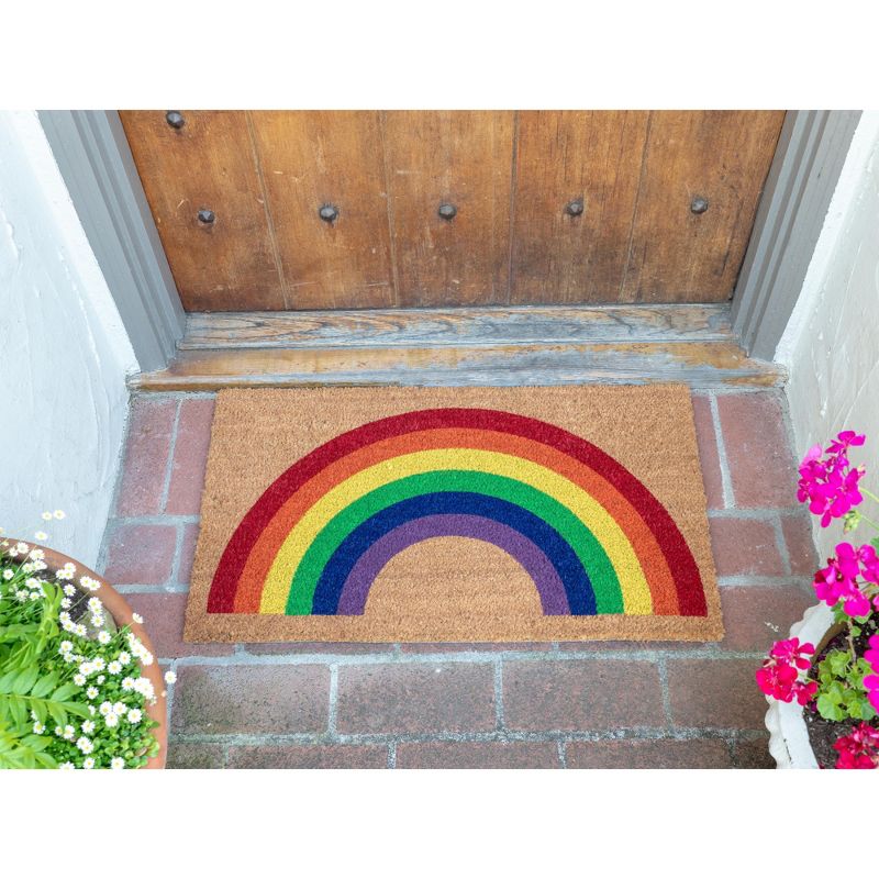 KAF Home Coir Doormat with Heavy-Duty, Weather Resistant, Non-Slip PVC Backing | 17 by 30 Inches, 0.6 Inch Pile Height | Perfect for Indoor and Outdoor Use, 2 of 4