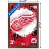 Trends International NHL Detroit Red Wings - Maximalist Logo 23 Framed Wall Poster Prints - 3 of 4