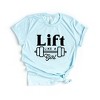Simply Sage Market Women's Lift Like A Girl Short Sleeve Graphic Tee - 2 of 4