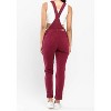 Women's High Waist Double Cuff friend Overall Jeans - Judy Blue - 3 of 4