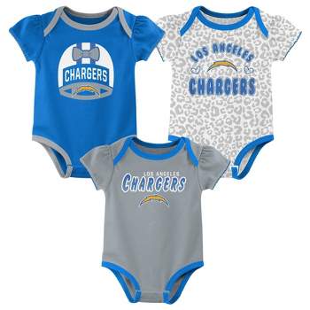 Lids Los Angeles Dodgers Newborn & Infant Game Time Three-Piece Bodysuit  Set - Royal/White/Heathered Gray