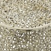 Olivia & May Aluminum Coral Abstract Coral Accent Table - 2 of 4