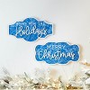 Wood Christmas Sentiment Sign (Set of 2) - 3 of 4