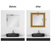 Amanti Art Mirror Makeover Bathroom Mirror Frame Border Kit - Fully Assembled Peel and Stick Frame - Mirror NOT Included - Parlor Trim - 4 of 4