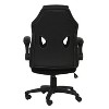Simple Relax Adjustable Height Executive Office Chair in Black and White - 4 of 4