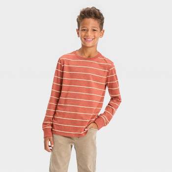 Boys' Long Sleeve Striped T-Shirt - Cat & Jack™
