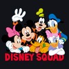 Juniors Womens Mickey & Friends Disney Squad Group Shot Mineral Wash Crop T-Shirt - 2 of 4