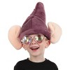 HalloweenCostumes.com    Disney Snow White Dopey Hat & Glasses Kit, Clear/Pink/Purple - 3 of 4