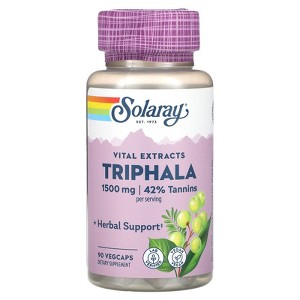 Solaray Vital Extract, Triphala, 90 VegCaps - 1 of 4