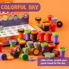 Joyfy Halloween Party Favor 50 Pcs Kids Self Ink Stamps 25 Designs Trick or Treat Assorted Plastic Stamps for Halloween Goodie Bag Fillers Game Prizes - 4 of 4