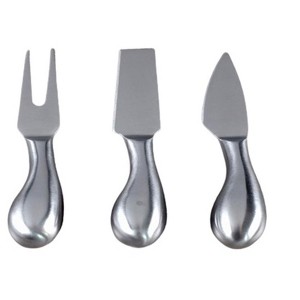 Jiallo Set of 3 Stainless Steel Cheese knives 5x5" - 1 of 1