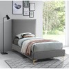 Meridian Furniture,Geri Velvet Bed - 2 of 4