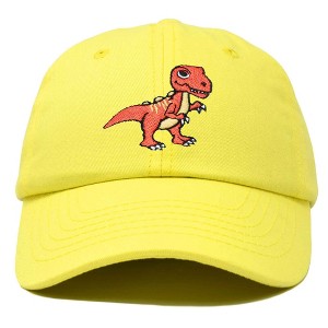 Dalix T-Rex Embroidered Cotton Dad Hat Adjustable Baseball Cap Mens - 1 of 4