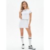 EXLURA Womens Casual Summer 2 Piece Short Skirt Sets Short Sleeve Tshirt And Tennis Skort Dressy Cotton Matching Sweatsuits - 3 of 4