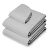 Saloniture 3-Piece Flannel Massage Table Sheet Set - Soft Cotton Flat and Fitted Sheets with Face Cradle Cover - 2 of 3