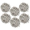 NAYSAYE Party Decoration and Accessories Iced Leaf and Twig Hanging Ornament Set for Holiday Christmas, Silver, 4.5"*4.5"*0.3" - 2 of 4