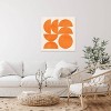 Geometric Shapes Orange by Ana Rut Bre Unframed Wall Canvas - iCanvas - 3 of 4