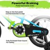 Hykolity 16 Inch Kids Bikes Boy Girl BMX Style Bicycle Ages 4 5 6 Years Old Coaster Brake Sport Cycling Child Bike with Training Wheels Turquoise Blue - 4 of 4