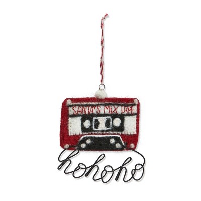 tagltd HOHOHO MIX TAPE ORNAMENT