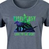 Women's - How to Train Your Dragon - Night Fury Light Up The Night Graphic T-shirt Dress - 2 of 4