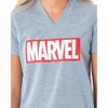 Marvel Comics Women's Avengers Brick Logo Tee And Jogger Pants Pajama Set - 2 of 4