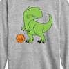 Boys' - Instant Message - Trex Basketball Long Sleeve Graphic T-Shirt - 2 of 4