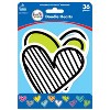 Carson Dellosa Education Kind Vibes Doodle Hearts Cut-Outs, 36 Per Pack, 3 Packs - 3 of 3