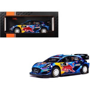 Ford Puma Rally1 #7 Pierre-Louis Loubet - Nicolas Gilsoul "Rally Sweden" (2023) 1/18 Diecast Model Car by IXO Models - 1 of 3