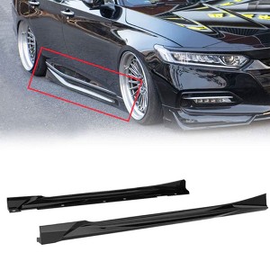 AMERICAN MODIFIED Stylish Side Skirts Fit for 2018 to 2023 Honda Accord, Black - 1 of 4