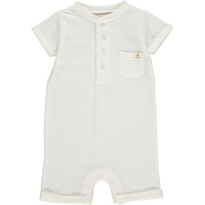 Gender Neutral Boy's Camborne Henley Romper - ME & HENRY