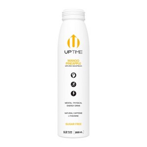 UPTIME Mango Pineapple Sugar Free Energy Drink - 12 fl oz Bottle - 1 of 3