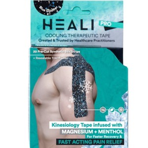 Heali Tape Infused with Magnesium & Menthol - Blue Splatter - 1 of 4