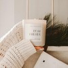 Sweet Water Decor By the Fireside 15oz Tan Matte Jar Soy Candle - 3 of 3