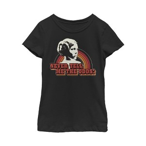 Girl's Star Wars Leia Never Tell Me the Odds T-Shirt - 1 of 3
