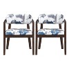 Christopher Knight Home Darien Upholstered Rubberwood Dining Chairs (Set of 2) - 2 of 4
