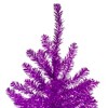 Northlight 7' Metallic Purple Tinsel Artificial Christmas Tree - Unlit - 3 of 4