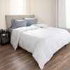 Yorkshire Home Full/Queen Goose Down Alternative Comforter White 233 Thread Count: Microfiber Duvet Insert for All Ages - 3 of 3